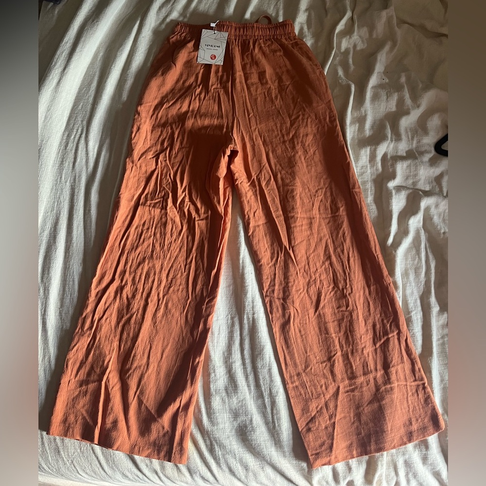 Orange flare pants - Picture 2 of 3